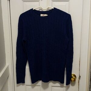 Vineyard Vines Cashmere Crew Neck Cable Knit Sweater